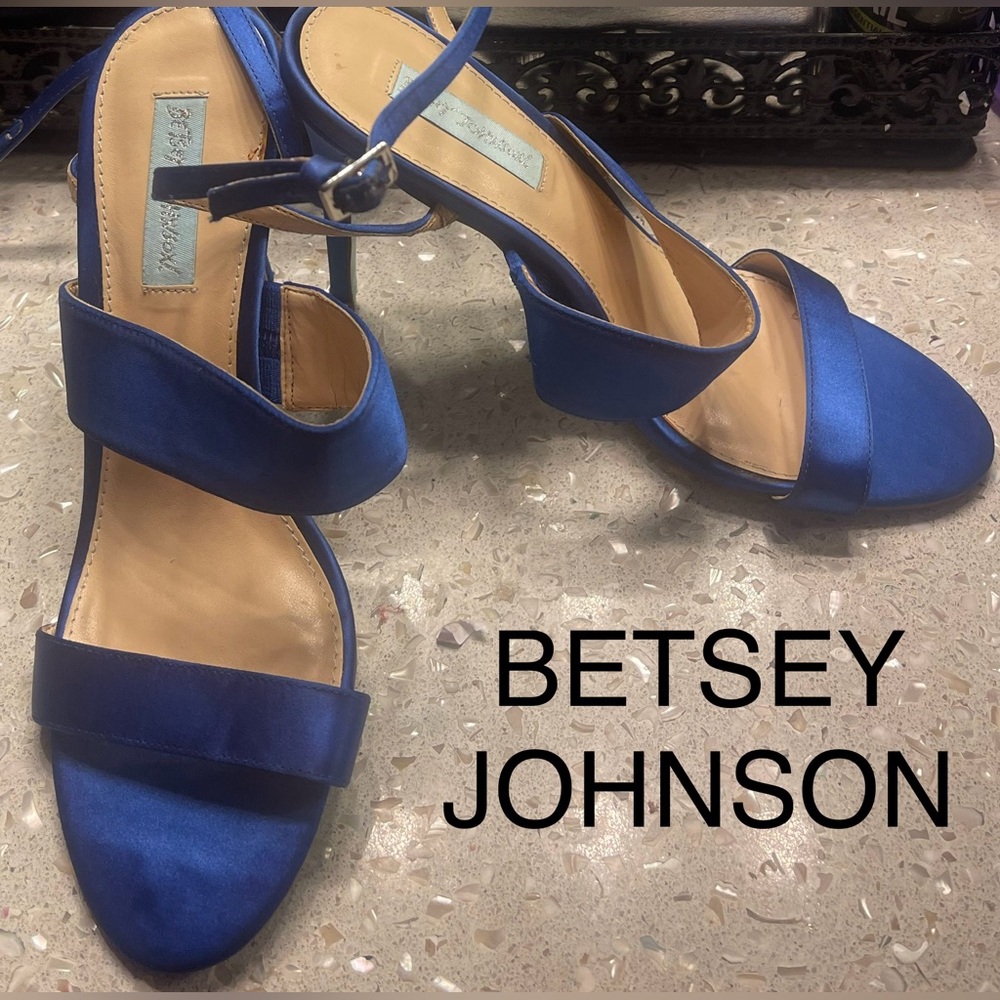 Betsey Johnson Heels Blue SB-Jenna
